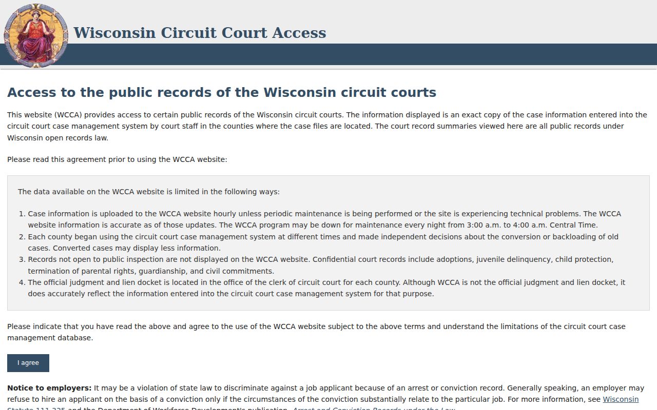 Wisconsin court name search for a Green Bay resident lookup